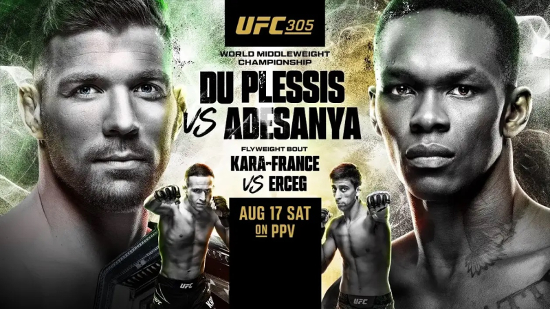 UFC 305 Исраэль Адесанья &mdash; Дрикус дю Плесси